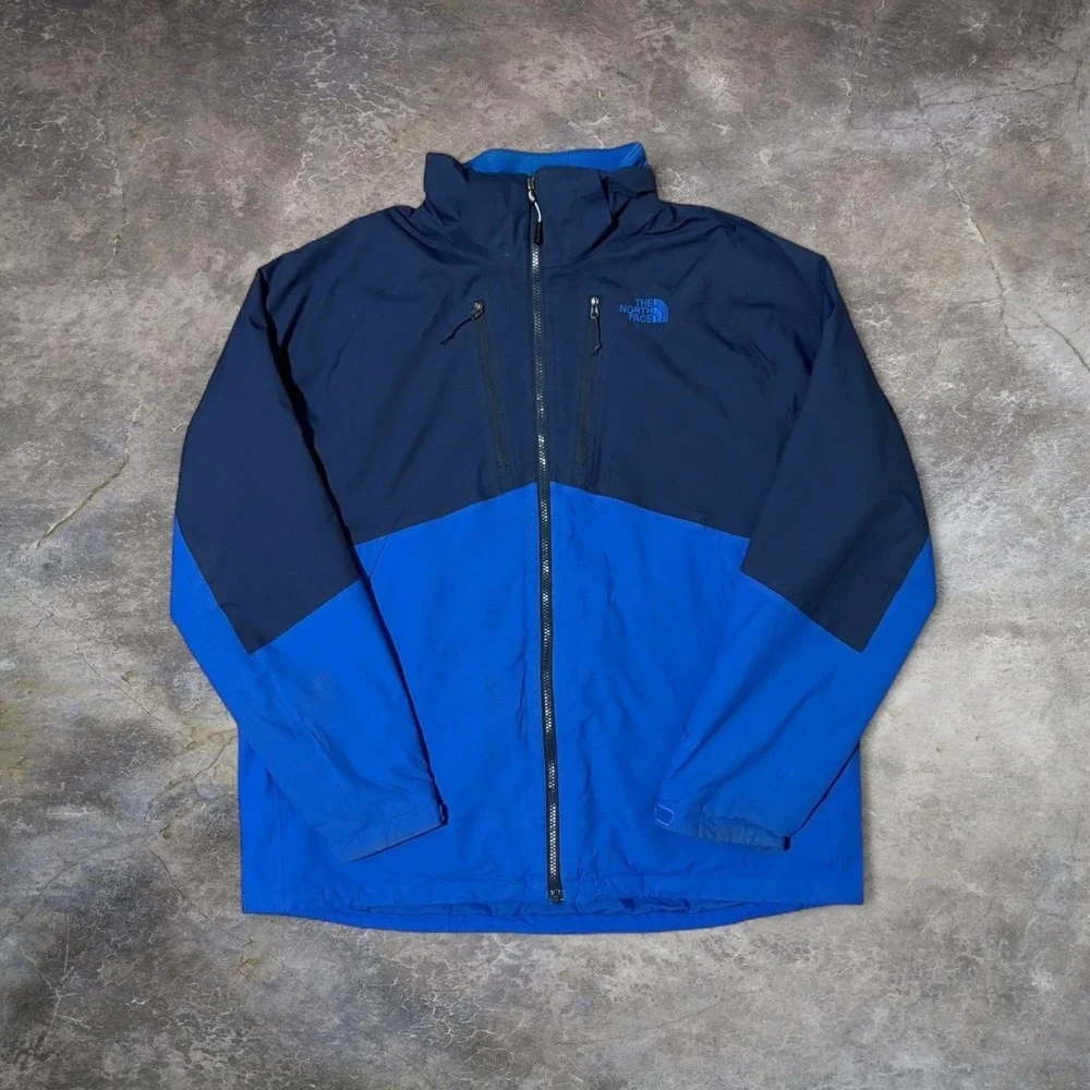 The North Face Condor Triclimate 3-in-1 Jacket Blue Two Tone Fleece Men's XL